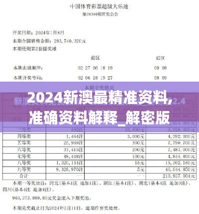 2024新澳精准资料_创新版31.659——落实到位解释