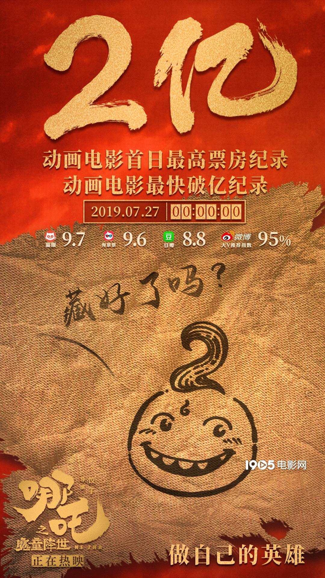 哪吒二、票房神话逼近全球前十、只差3.5亿！究竟能否再创辉煌？