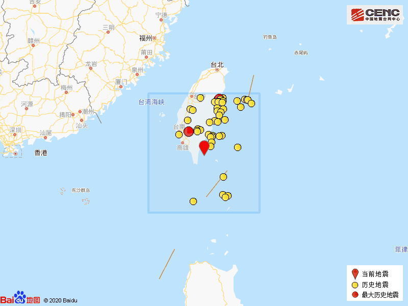 台湾台东5.0级地震